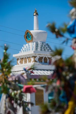Datsan - One of the Buddhist monasteries in Russia. Republic of Buryatia, Russia.の写真素材