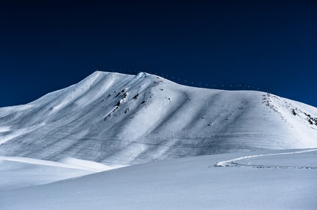 View from ski resort Gudauri in Georiaの写真素材