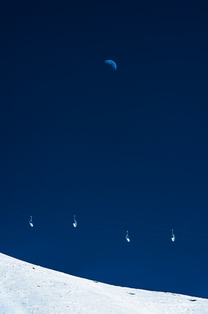 View from ski resort Gudauri in Georiaの写真素材