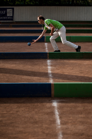 The oldest Russian tournament Sozidanie of Bocce raffaのeditorial素材