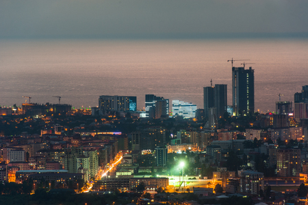 Town Of Batumi, Georgia, Modern Urban Architectureの写真素材