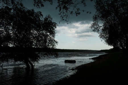 Overflow of the Oka River between Tarusa and Serpukhov