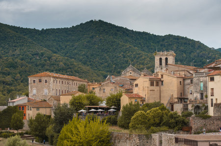 A view of the architecture of the Spanish city of Besalu