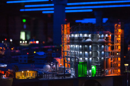 Museum in St Petersburg Grand Maket Russiaの写真素材