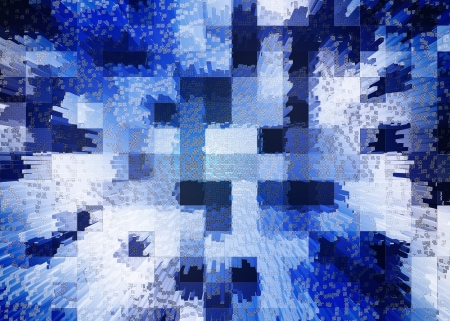 Abstract blue background  Abstract blue background  Squares  Mazaika の写真素材