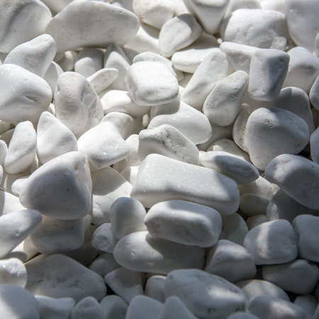Beautiful white decorative stones. Background for screensavers.