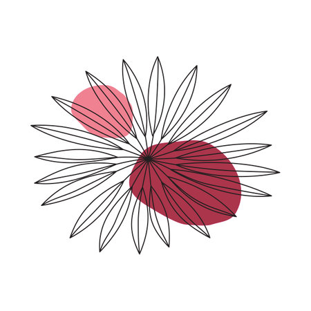 Abstract minimalist hand drawn background. Vector pattern in color 2023. Spring or summer design for invitation,greeting cards.のイラスト素材