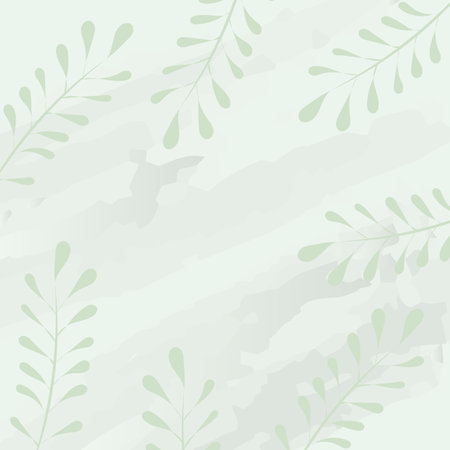 Spring pattern with plants. Vector botanical elements. handmade flowers. Abstract modern botanical silhouettes.のイラスト素材