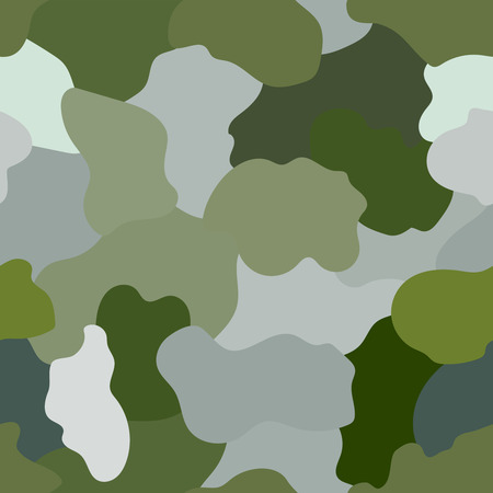 Seamless Military Camouflage. Illustration of a military camouflage with green shades for army background wallpapers.のイラスト素材