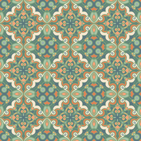 Seamless floral pattern. Decorative and design elements for textile or book covers, manufacturing, wallpapers, print, gift wrap.のイラスト素材