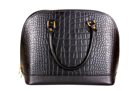 Lady hand bag on isolated backgroundの写真素材