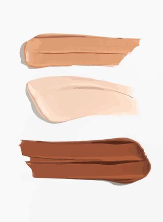 blush strokes nude brown beige nude color strokes colorのイラスト素材