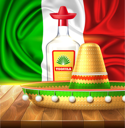A Vector cinco de mayo mexican party poster bannerのイラスト素材