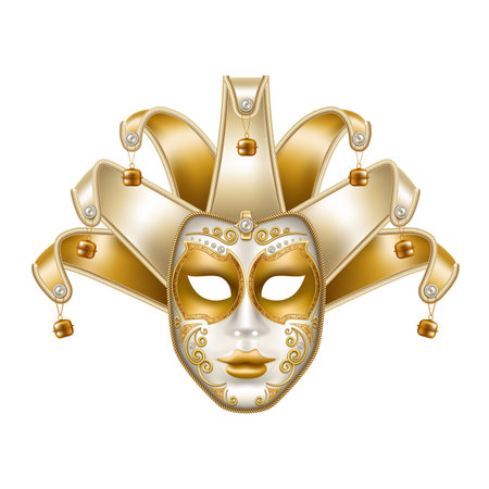 Vector mardi gras venetian mask brazil carnivalのイラスト素材