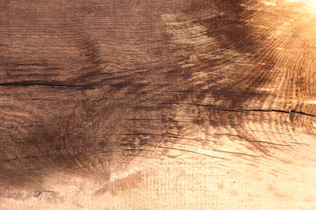Texture of the old dark wood with a natural pattern.の写真素材