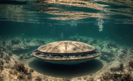 UFO at the bottom of the oceanの素材