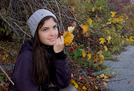 Beautiful girl, North, Arkhangelskの写真素材