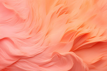 soft peach fluff. feather texture.の素材