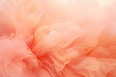 abstract background of peach color fabric texture.の素材