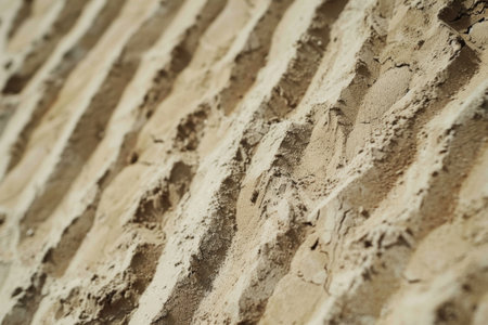 Close up image of sand texture background in a construction site.の素材