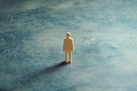 Symbol of recruitment and talent selection highlighting the search for the ideal candidate in human resourcesの素材