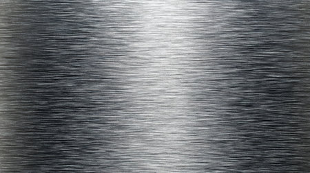 Metal texture background showcasing brushed finish in silver tones with subtle variationsの素材