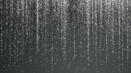 Light sparkles create a shimmering effect in a dark setting during a celebration or eventの素材