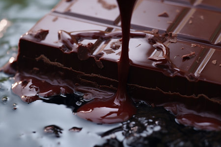 chocolate Yummy food, gifting, enjoying, and making chocolate. Delicious chocolate dessert, a way to show their affection for those they care about. Sweet food. cacao mlk brownの素材