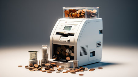 Finance, management of money, corporate, public investment finance. budgeting saving, investing. Banking refers to, credit, risk management currency exchange. ATM, vaults of the bank, conceptの素材