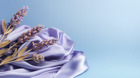 Flowers, lavander, rose beautiful Natural floral background feminine banner Sunny summer with sunlight and bokeh colorful purple, violet and pink colors copy space greeting card posterの素材