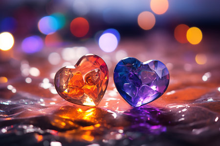 Valentine's day, Love Day, celebrating on February 14, feelings of love and friendship, sending cards and gifts to a loved one, romance, heart, red roses, balloons, banner, copy space, greeting cardの素材