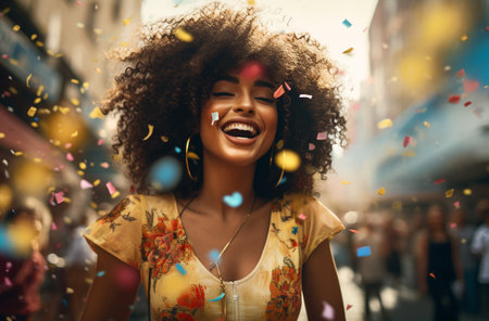 Colombian festivities, colorful months of the year, Christmas, Feria de Cal, explosion of music and color, enjoy the famous Carnavales de Barranquilla. happy, emotion, incredible beautiful.の素材