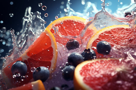 tasty, delectable, yummy, delicious, pretty, beautiful fruits, keto diet food healthy juicy water vitamins mixed slice balanced, citrus Nutrition products organism bodyの素材