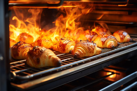 Bakery products, baking industry. food products baked from flour, yeast, salt, water and additional raw materials for bakery products. Bagels, buns, rolls, biscuits and loaf breadsの素材