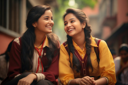 Friendsgip day, friends love together smiling, freedom funny relationship trust, cheerful kids youth celebrationの素材