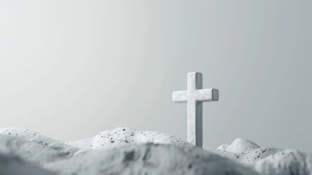 Sacred faith: Christian religion, on the life and teachings of Jesus Christ, promoting values of compassion, redemption, and community through the doctrines of the new testament.の素材