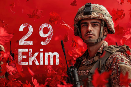 National unity: 29 ekim, Turkey's republic day with vibrant festivities, the nation's history, achievements, and the spirit of unity and progress that defines the Turkish republic.の素材