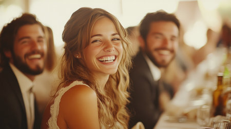Timeless snapshots: old fashioned photograph from a 60s or 70s wedding, capturing the essence of love and nostalgia that freeze cherished moments in the elegance of past eras.の素材
