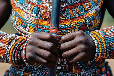 Heritage alive: zulu tribe, dynamic customs, language, and history of a people have maintained cultural significance and resilience through centuries of change in Southern Africa.の素材