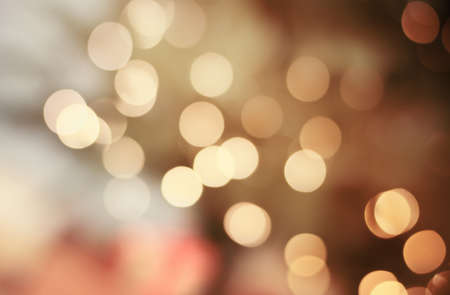 background of golden defocus lightsの写真素材