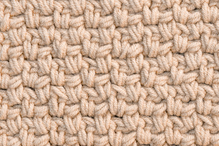knitted warm background beige colorの写真素材