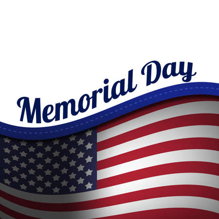 Illustration on Memorial Day.のイラスト素材