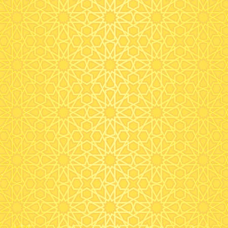 Vector background with pattern in islamic style.のイラスト素材