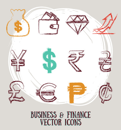 icon set related for business and finance, vector illustrationのイラスト素材
