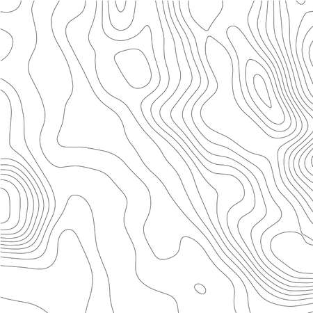 Contour vector illustration. Abstract topographic map background. Geography scheme.の写真素材