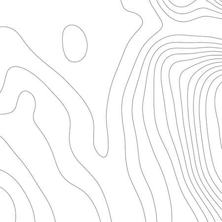 Contour vector illustration. Abstract topographic map background. Geography scheme.の写真素材