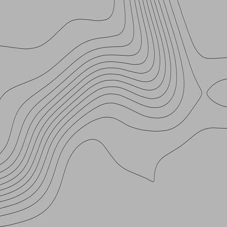 Contour vector illustration. Abstract topographic map background. Geography scheme.の写真素材