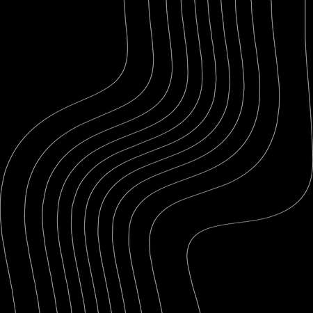 Contour vector illustration. Abstract topographic map background. Geography scheme.の写真素材