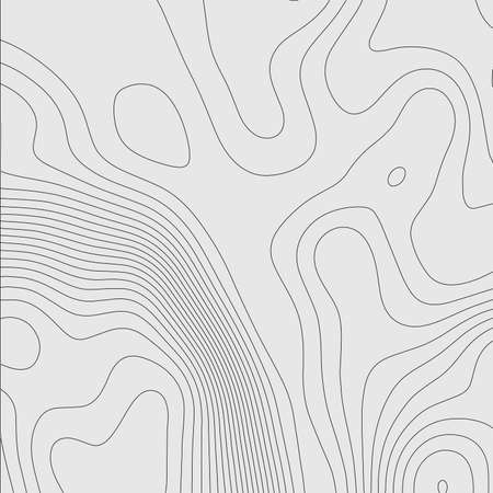 Contour vector illustration. Abstract topographic map background. Geography scheme.の写真素材