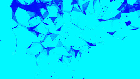 Abstract technology background. Connection of lines, points and planes. Concept of Network.